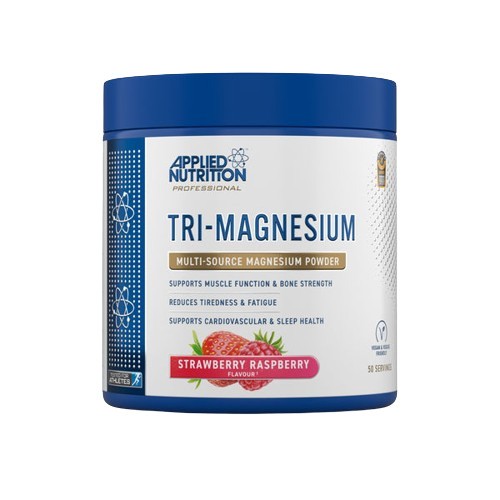 Gebruikte Voeding - Tri-Magnesium, Aardbei Framboos - 200g