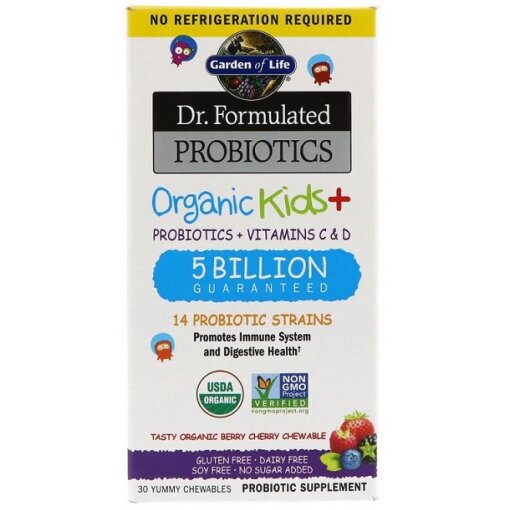 Garden of Life - Dr. Formulated Probiotics Organic Kids+