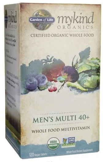 Garden of Life - Mykind Organics Men's Multi 40+ - 120 vegan tablets
