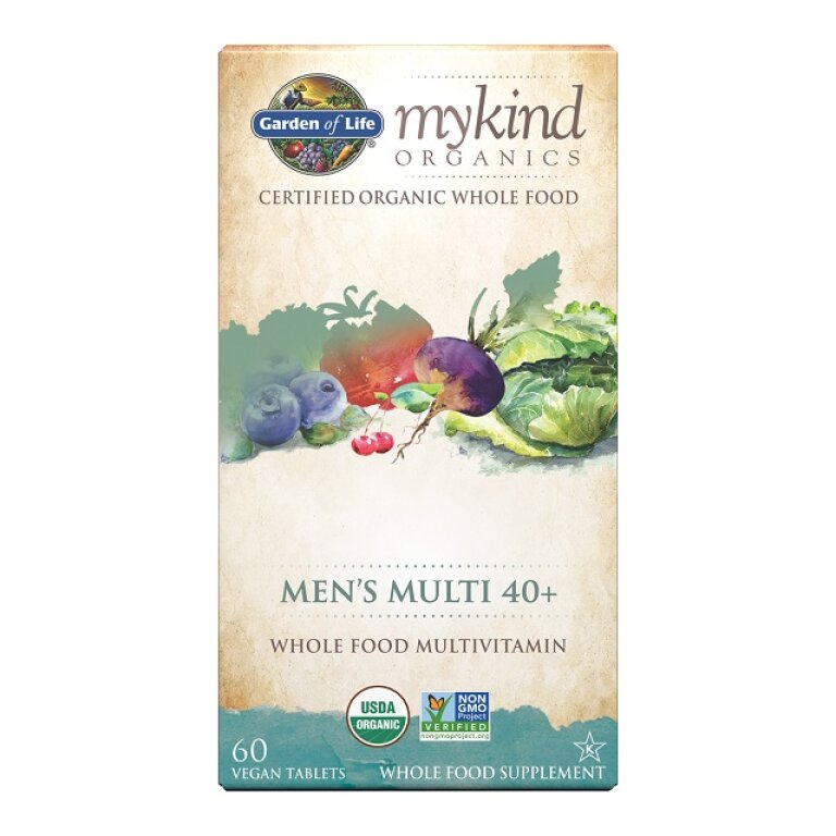 Garden of Life - Mykind Organics Men's Multi 40+ - 60 vegan tablets