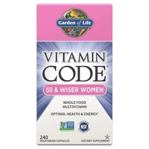 Garden of Life - Vitamin Code 50 & Wiser Women - 240 vcaps