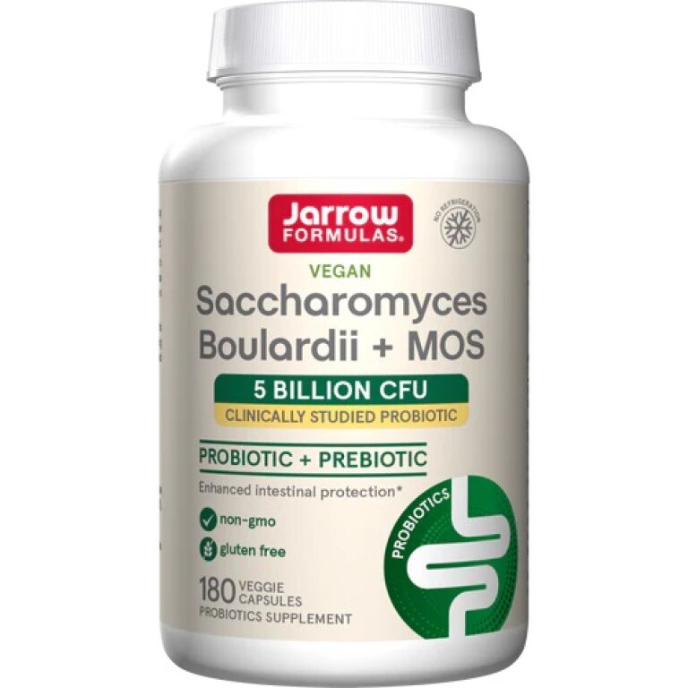 Jarrow Formulas - Saccharomyces Boulardii + MOS - 180 vcaps