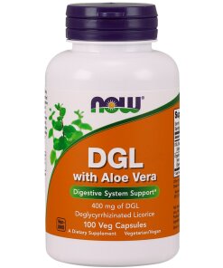 NOW Foods - DGL with Aloe Vera - 100 vcaps