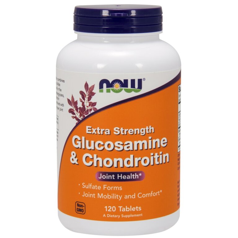 NOW Foods - Glucosamine & Chondroitin Extra Strength - 120 tabs