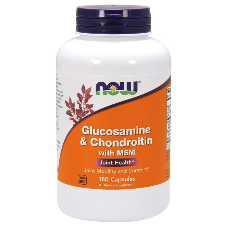 NOW Foods - Glucosamine & Chondroitin with MSM - 180 caps