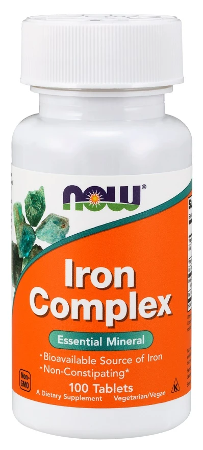 NOW Foods - Iron Complex - 100 tablets