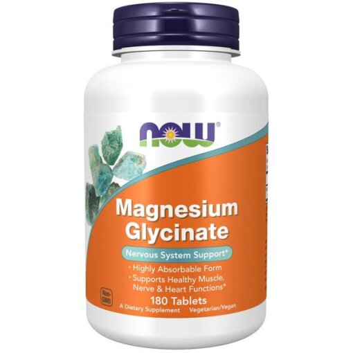 NOW Foods - Magnesium Glycinate - 180 tabs