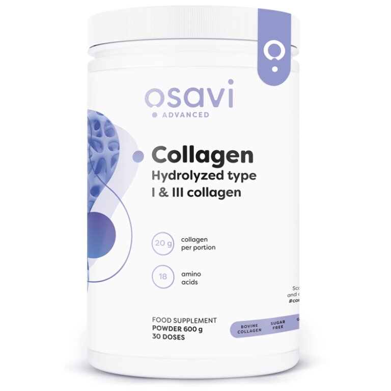 Osavi - Collagen Peptides - Hydrolyzed Type 1 & 3 - 600g