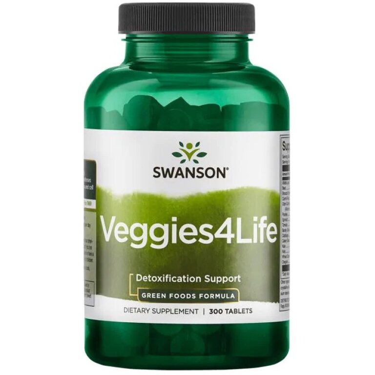 Swanson - Veggies4Life - 300 tabs