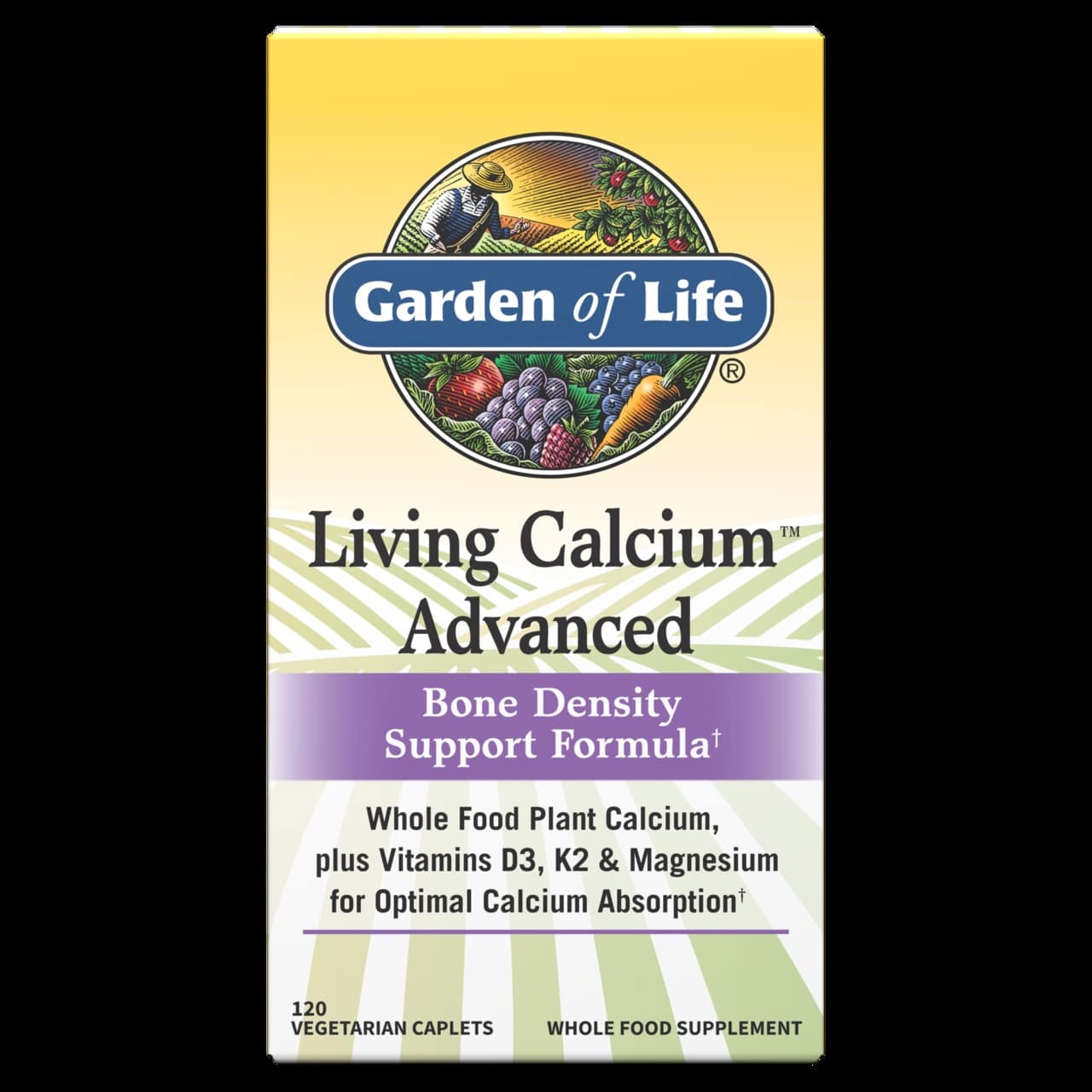 Garden of Life – Geavanceerd Levend Calcium - 120 vegetarische capsules