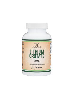 Double Wood Supplements Lithium Orotate  (210 capsules)