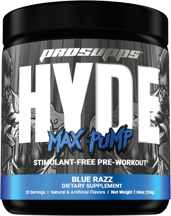 ProSupps – Hyde Max Pump Blue Razz - 224g