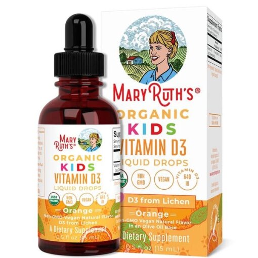 Økologiske Vitamin D3 Dråber til Børn
