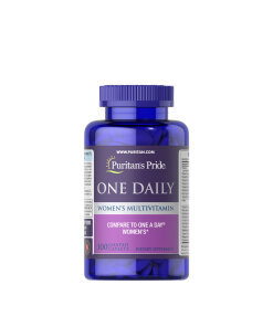 Puritan's Pride One Daily Women's Multivitamin with Zinc (100 Caplets)
