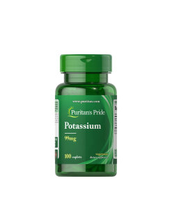 Puritan's Pride Potassium 99 mg (100 Caplets)