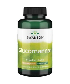 SWANSON Glucomannan 665mg 90 kaps