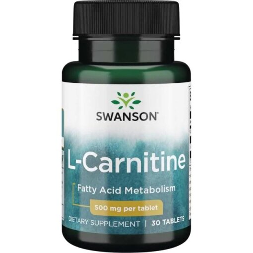 SWANSON L-karnityna 500mg 30 tabl