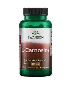 SWANSON L-karnozyna 500mg 60kaps