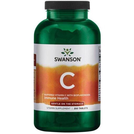 SWANSON Witamina C1000 buforow + bioflaw 250t