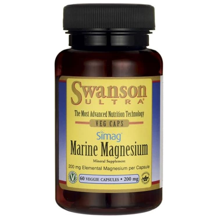 Swanson – Simag Marine Magnesium 200 mg - 60 capsules