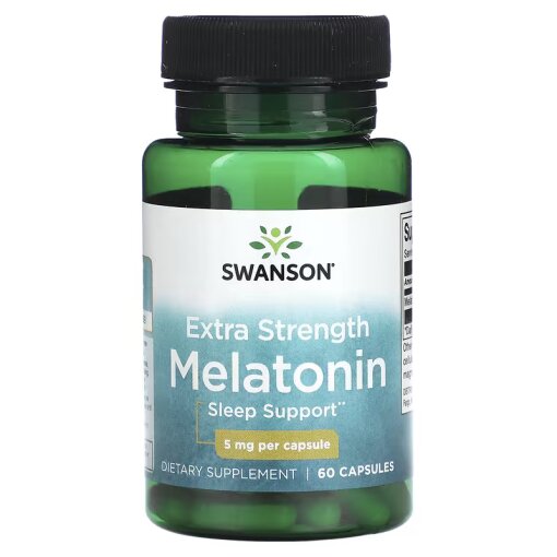 Swanson - Melatonin 5mg - 60 kapsler