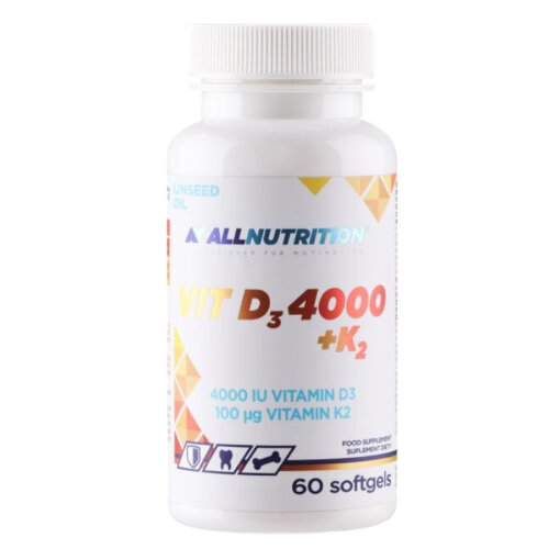 Vit D3 4000 + K2 - 60 softgels