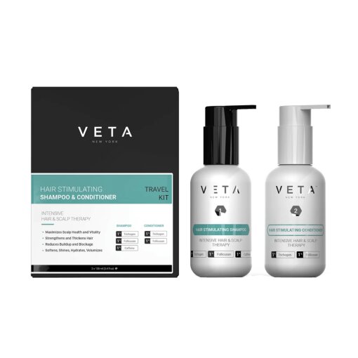 shampoo + conditioner travel set