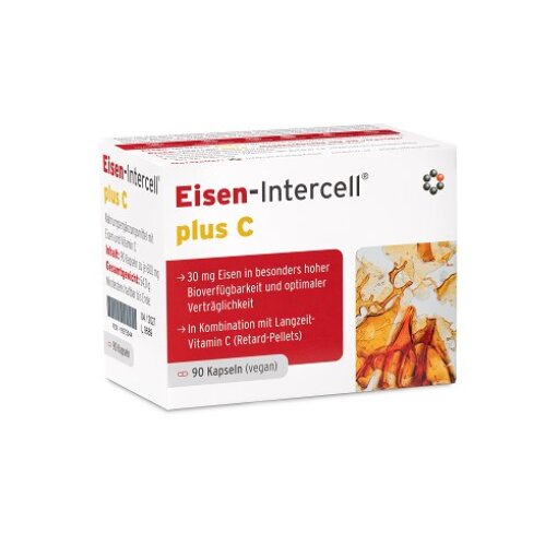 INTERCELL PHARMA Żelazo z Witaminą C (90 kaps.)