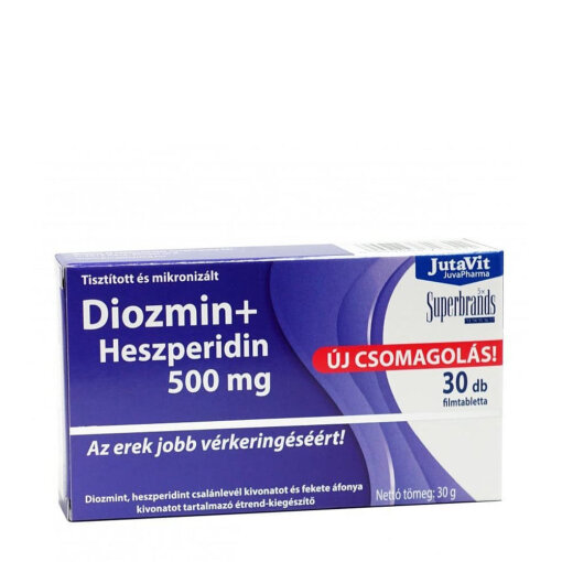 JutaVit Diosmin + Hesperidin 500 mg (30 Tablets)