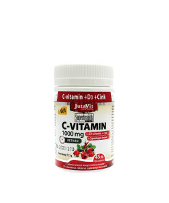 JutaVit Vitamin C 1000 mg + D3 + Zinc tablet (45 Tablets)
