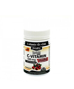 JutaVit Vitamin C 500 mg + D3 + Zinc tablet (45 Tablets)