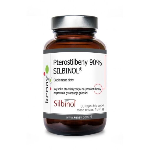 KENAY Pterostilbene 90% SILBINOL (60 caps)