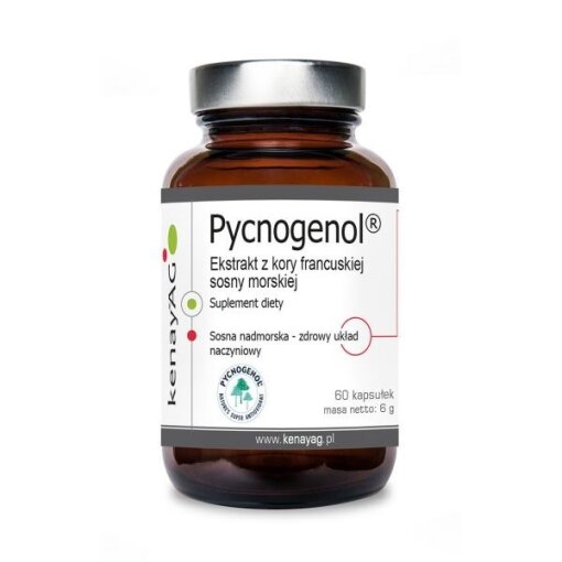 KENAY Pycnogenol French marine pine bark extract (60 caps)