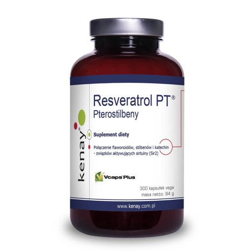 KENAY Resveratrol PTTM Pterostilbeny (300 caps)
