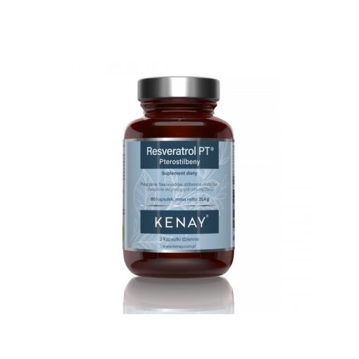 KENAY Resveratrol PTTM Pterostilbeny (60 caps)