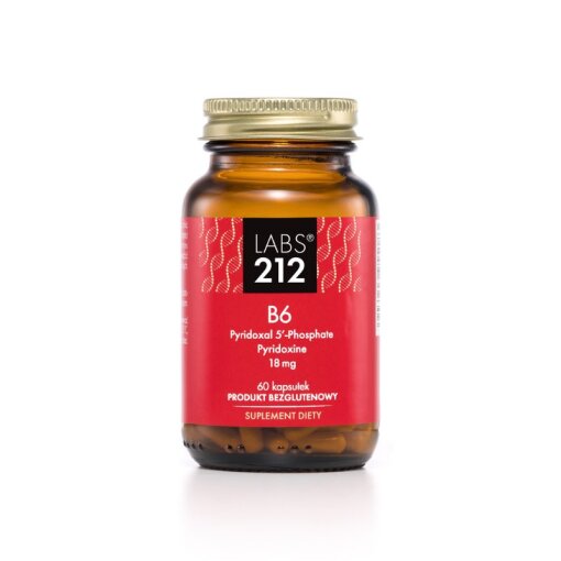 LABS212 Vitamin B6 Pyridoxal 5'-Phosphate + Pyridoxine (60 caps)