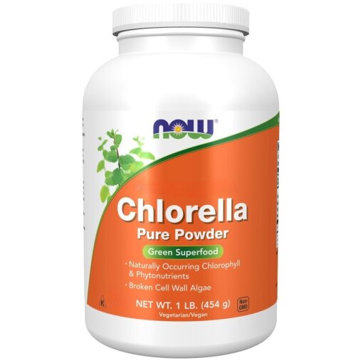 NOW FOODS Chlorella Organic Powder ( 454 g / 1 lb.)