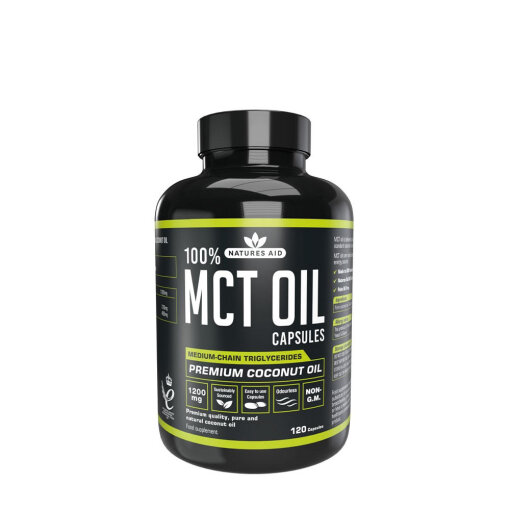 Natures Aid MCT Oil Capsules (120 Capsules)