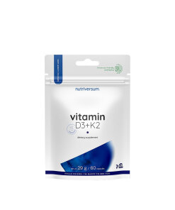 Nutriversum D3 + K2 Vitamin (60 Capsules)