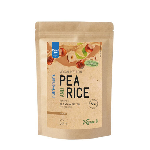 Nutriversum Pea & Rice Vegan Protein - VEGAN - NEW (500 g