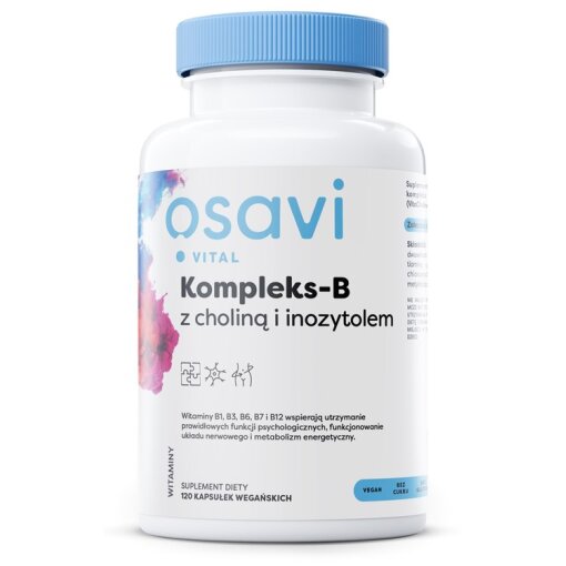 OSAVI B-Complex with choline & inositol (120 vcaps)