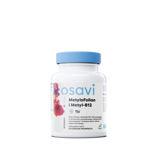 OSAVI Methylfolate & Metyl-B12 (60 vcaps)
