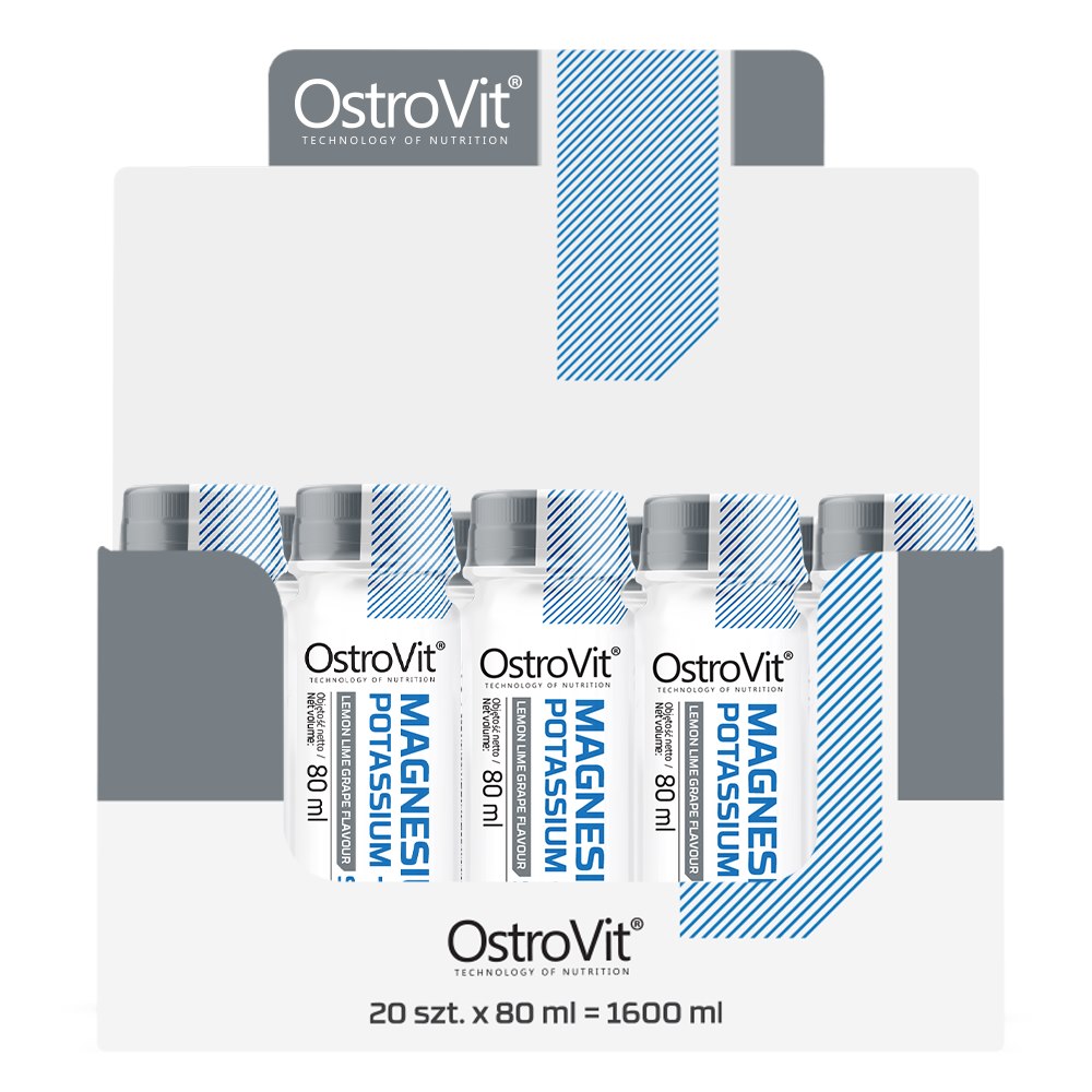OSTROVIT Magnesium Potassium + B6 Shot (80 ml x 20 DISPLAY)