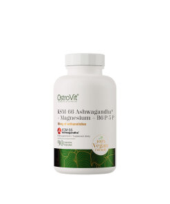 Ostrovit KSM-66 Ashwagandha® + Magnesium + B6 P-5-P (90 Veg Capsules)