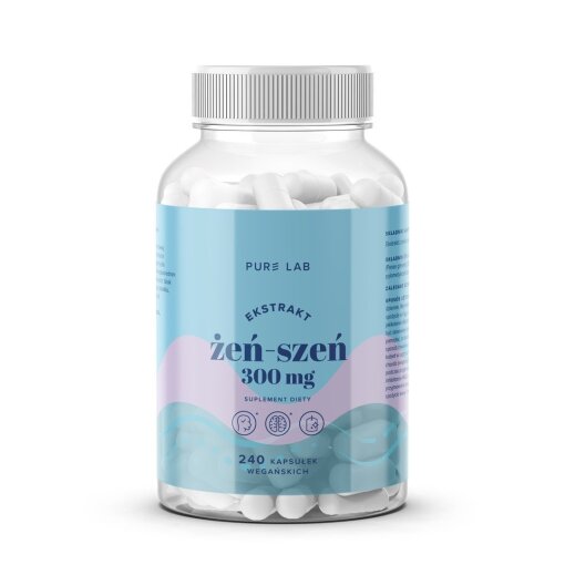 PURE LAB Ginseng extract 300 mg (240 caps.)