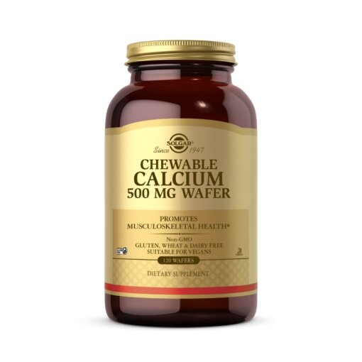 SOLGAR Chewable Calcium 500 mg Wafer (120 wafers)