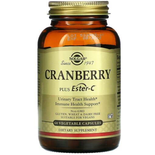 SOLGAR Cranberry plus Ester C (60 caps)