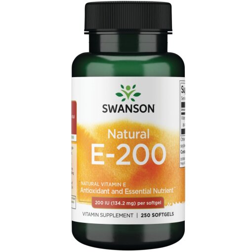 SWANSON Witamina E Naturalna 200IU 250kaps