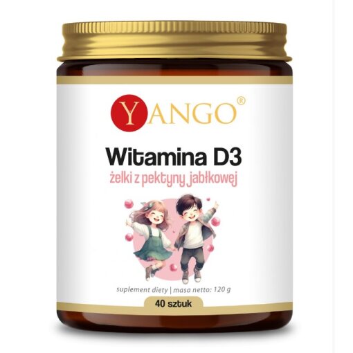 YANGO Vitamin D3 apple pectin jellies (40 jellies)