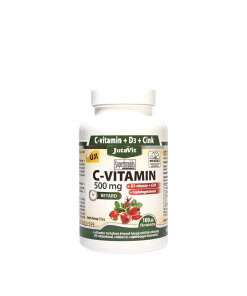 JutaVit Vitamin C 500 mg + D3 + Zinc tablet (100 Tablets)